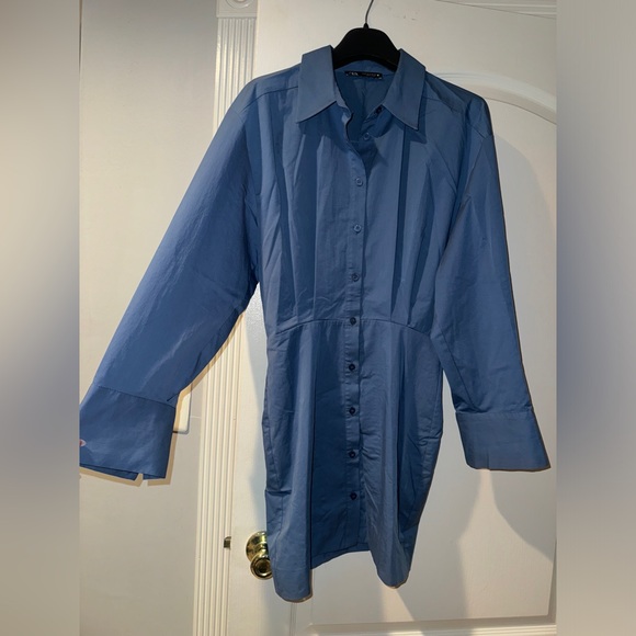 Zara Blue Mini Dress - Picture 6 of 6